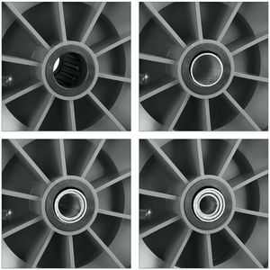 Produktbild für Schubkarrenrad Relaxdays 4.00-6, luftbereift