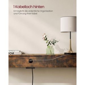 Produktbild für Konsolentisch Vasagle LNT111K01, vintage braun