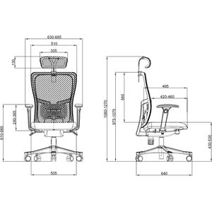 Produktbild für Bürostuhl LMG SK5-GH-2