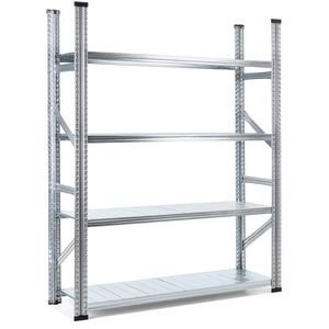 Weitspannregal GEWE 415G4R, 4 Metallböden