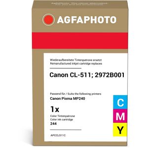 Produktbild für Tinte AgfaPhoto für Canon CL-511