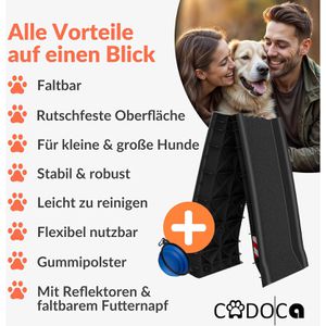 Produktbild für Auffahrrampe CADOCA 109913, Hunderampe