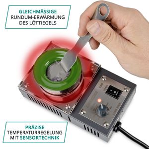 Produktbild für Lötbad QUICK 202414, QU100-4C, für Lötzinn, titanbeschichtet