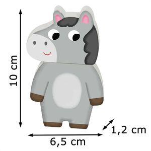 Produktbild für Puzzle Goula 455245, Bauernhof-Tiere