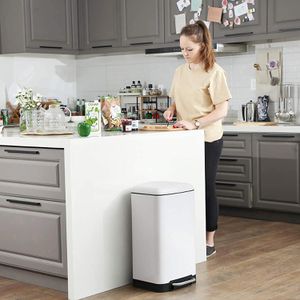Produktbild für Mülleimer Songmics LTB01L, weiß