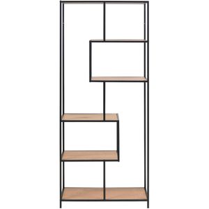 Produktbild für Bücherregal AC-Design Seaford, schwarz / wildeiche