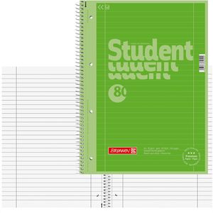 Collegeblock Brunnen Student kiwi, 1067927152, A4