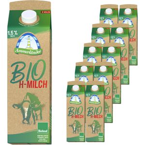 Milch Ammerländer fettarme H-Milch, Fettgehalt 1,5%