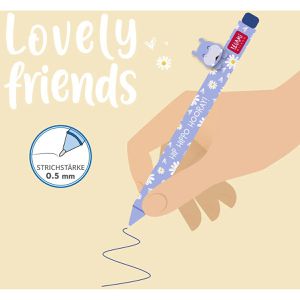 Produktbild für Gelschreiber Legami Lovely Friends, Hippo - Hip Hippo Hooray