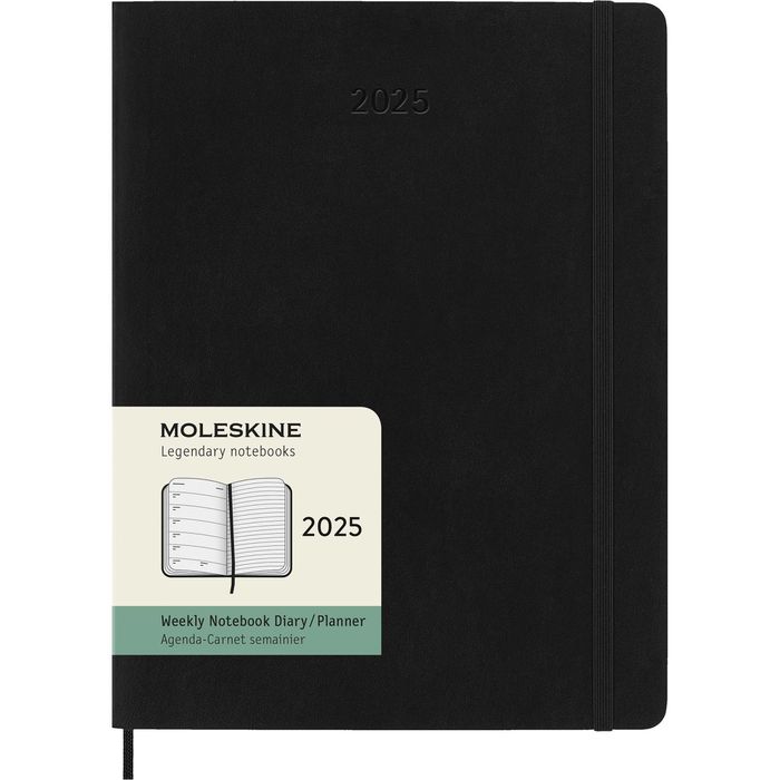 Moleskine Buchkalender XL, Jahr 2023, Notizkalender, 1 Woche auf 2