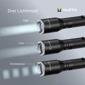 Produktbild für Taschenlampe Varta Light F20 Pro LED, mit Batterie