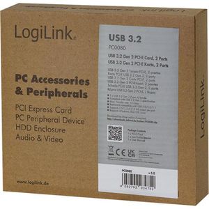 Produktbild für PCI-Express-Karte LogiLink PC0080 PCI Controller