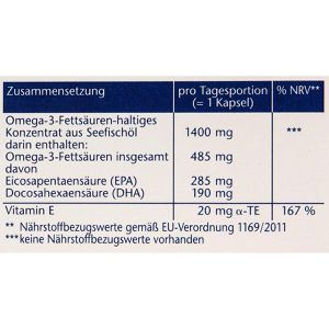 Produktbild für Omega-3 Doppelherz aktiv, hochdosiert, 30 Kapseln