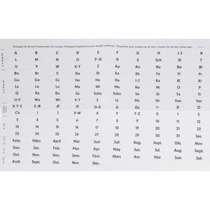 Produktbild für Karteikartenregister Durable 4255-11, A5 quer
