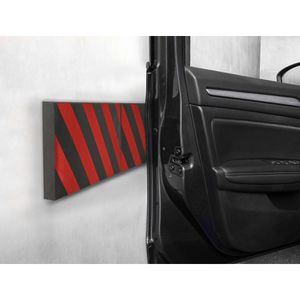 Produktbild für Wandschutz APA Prall-O-Fix, schwarz/rot