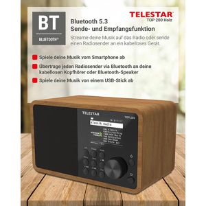 Produktbild für Radio Telestar Top 200 DAB+