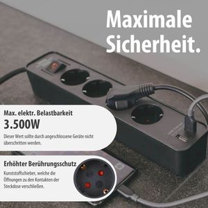 Produktbild für Steckdosenleiste Brennenstuhl Ecolor, 1,5m Kabel
