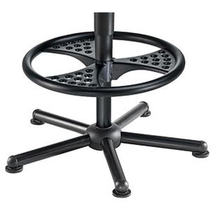 Produktbild für Arbeitsstuhl meychair W19-25-H-PU-FR3, XXL schwarz