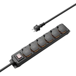 Produktbild für Steckdosenleiste Hama 223065, mit 2m Kabel