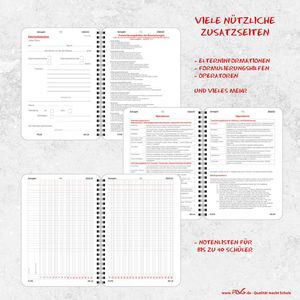 Produktbild für Lehrerkalender FLVG A6LK, grün, Schuljahr 2026/2027