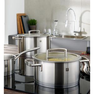 Produktbild für Topfset Zwilling Vitality 66460-000, Edelstahl