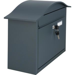 Produktbild für Briefkasten SafePost ScanPro 948 RAL 7016 anthrazit, aus Stahl