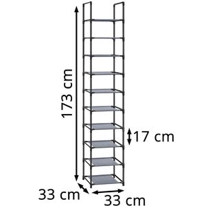 Produktbild für Schuhregal Songmics LSR110G01, aus Metall