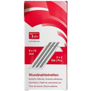 Wundnahtstreifen Teqler steril, 6 Streifen