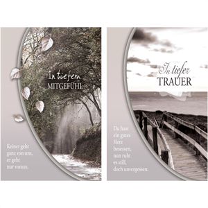 Produktbild für Trauerkarten Böttcher-AG 99sk4476, sortiert, mit Spruch