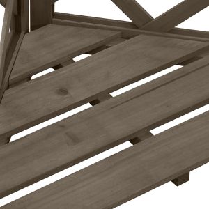 Produktbild für Rankgitter vidaXL 316408, grau, freistehend