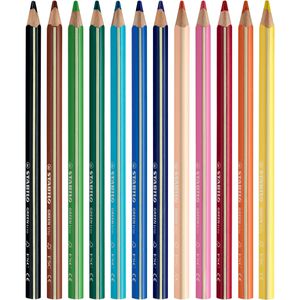 Produktbild für Buntstifte Stabilo GREENtrio dick, 6203/12