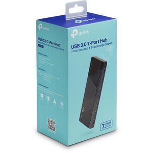 Produktbild für USB-Hub TP-Link UH700, schwarz, mit Netzteil