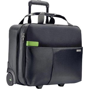 Böttcher mit Traveller, 25L – Polyester, Complete AG Laptopfach, schwarz, Smart Leitz Business-Trolley