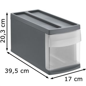 Produktbild für Schubladenbox Rotho 1114408853, Systemix S, A6
