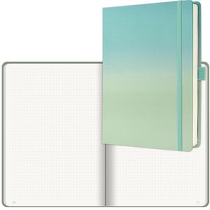 Produktbild für Notizbuch Sigel Jolie Gradient Sea, JB102, Stoff Hardcover