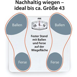 Produktbild für Personenwaage ADE Nina, BM707, weiß