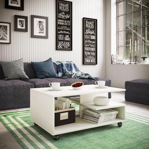Produktbild für Couchtisch VCM Stango 916989, aus Holz, weiß