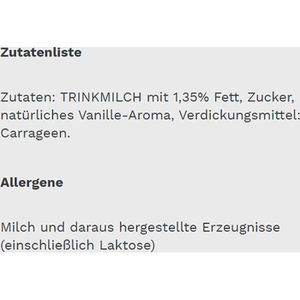Produktbild für Milchdrink Gut&amp;Günstig Vanille, im Trinkpäckchen