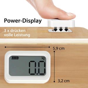 Produktbild für Personenwaage ADE Kiana, BE2107, braun