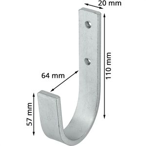 Produktbild für Wandhaken Vormann Universalhaken 001456004Z, Metall