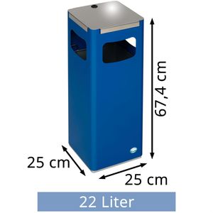 Produktbild für Mülleimer VAR WSG 25R, 2173, blau