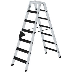 Produktbild für Stehleiter MUNK 42214, nivello-Leiterfüße, beidseitig begehbar