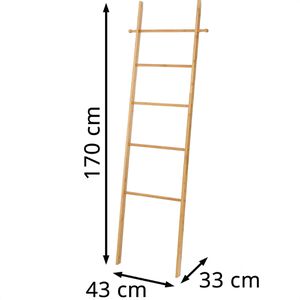 Produktbild für Handtuchhalter Wenko Bahari Bambus 62215100, braun