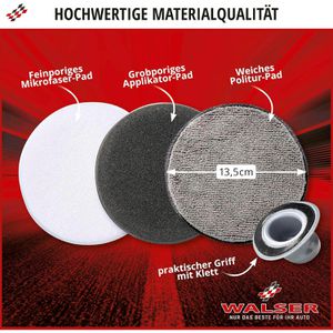 Produktbild für Handpolierschwamm Walser 16166, Applikatorkissen mit Griff