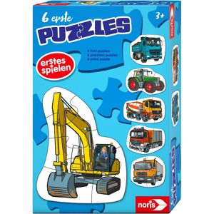 Puzzle Noris 606012167, 6 erste Puzzles - Fahrzeuge