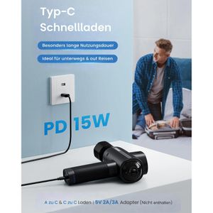 Produktbild für Massagepistole RENPHO Active Thermacool, mit Transporttasche