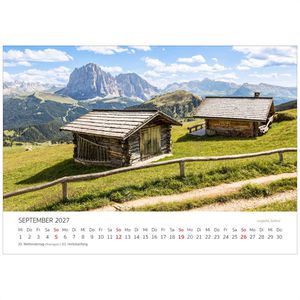 Produktbild für Bildkalender Edition-Seidel 32176, Alpenkalender, Jahr 2027
