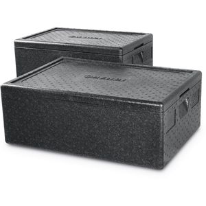 Produktbild für Thermobox Hendi schwarz, 40 Liter