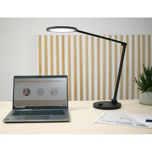 Produktbild für Schreibtischlampe Unilux Omega, schwarz, LED, dimmbar