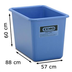 Produktbild für Großbehälter CEMO 7569, 200 Liter
